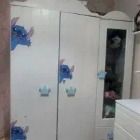 سرویس خواب نوجوان کامل همراه پرده لوستر