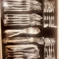 سرویس قاشق و چنگال 30 پارچه ناب استیل