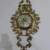 ساعت دیواری برنجی درحد نو