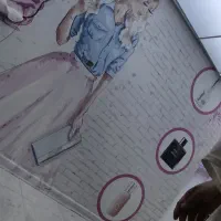 نصب .کاغذ دیواری و رنگ امیزی و پوستر سه بعدی|خدمات پیشه و مهارت|یاسوج, |دیوار