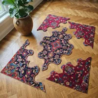 تکه فرش های دستبافت آماده