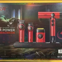 ست ماشین اصلاح ۴ تیکه vgr super power