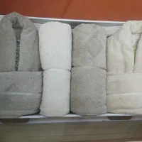 سرویس حوله دوقلو عروس دومادی