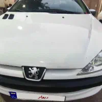 پژو ۲۰۶ sd v8 سفید مدل ۱۳۹۳