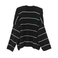 بافت راه راه مشکی