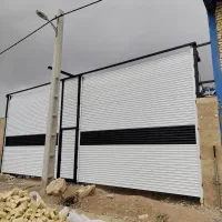 پنجره بالکنی تاشوکرکره برقی .جک پارکینگ نرده استیل
