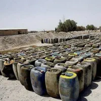 بشکه هفتاد لیتری برای سوخت گیری