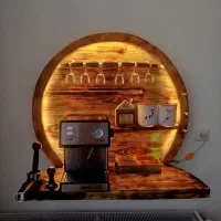 کافه بار چوبی