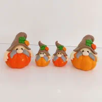 مجسمه خانواده کدو 4عددی|مجسمه، تندیس، ماکت|بیرجند, |دیوار