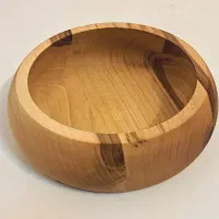 پیاله کاسه ظرف چوبی گرد