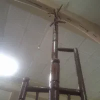 جالباسی چوبی قدیمی بازسازی شده|مبلمان خانگی و میز عسلی|کرمان, |دیوار