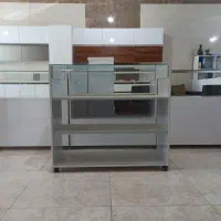 ویترین شیشه ای و قفس چوبی دست دوم (یکجا)(درحدنو)|بوفه، ویترین، کنسول|کرج, فاز ۳ گوهردشت|دیوار