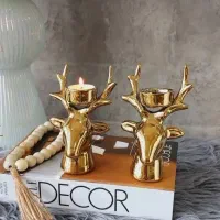 جاشمعی گوزن طلایی کاملاً نو|زیورآلات و اکسسوری|فردیس, سرحد آباد|دیوار