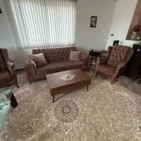 مبل راحتی ۷ نفره همراه با جلو مبلی|مبلمان خانگی و میز عسلی|سقز, |دیوار
