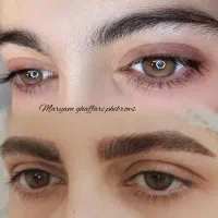 میکروبلید ابرو و شیدینگ لب و دکاپاژ ابرو|خدمات آرایشگری و زیبایی|گلپایگان, |دیوار