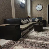 مبل طرح ال با روکش چرم|مبلمان خانگی و میز عسلی|مشهد, وحید|دیوار