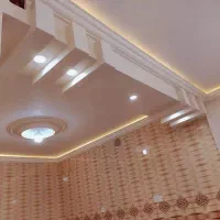 سفیدکاری وگچکاری ونورپردازی دور ساختمان|خدمات پیشه و مهارت|دهدشت, |دیوار