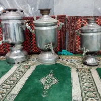 سه تا سماور قدیمی سالم