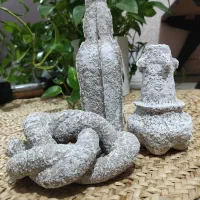 گلدان و جاشمعی پاپیه ماشه