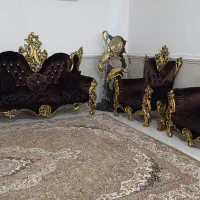 مبلمان سلطنتی ۷نفره به همراه ساعت