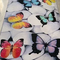 فرش۶ متری ۵۰۰ شانه طرح پروانه