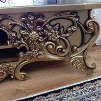 میز تلویزیون چوبی|میز تلویزیون|میانه, |دیوار