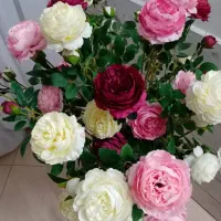 گلدان با گل های مصنوعی خارجی|گل مصنوعی|ورامین, ورامین|دیوار