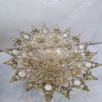 میوه خوری یاشیرینی خوری برنج اصل طرح خوشگل|صنایع دستی و سایر لوازم تزئینی|پاکدشت, حصار امیر|دیوار