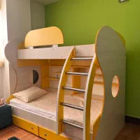 تخت دوطبقه کودک و نوجوان در حد نو
