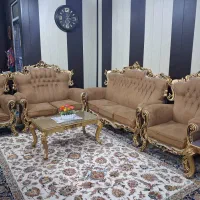 مبل سلطنتی ۷ نفره سالم|مبلمان خانگی و میز عسلی|ایذه, |دیوار