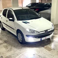 پژو ۲۰۶ تیپ ۲ سفید مدل ۱۳۸۸