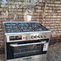 اجاق گاز استیل پیلوت ایتالیا فر اکبند مناسب جهیزیه