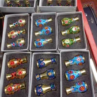 نمکدان و سرمه دان برنجی