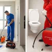 لوله بازکن چاه بافنربرقی گرفتگی فاضلاب فنر زنی ۲۴س