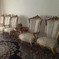 مبل ۹نفره همراه یه میز بزرگ ودوتاعسلی درحدنو|مبلمان خانگی و میز عسلی|تهران, جیحون|دیوار