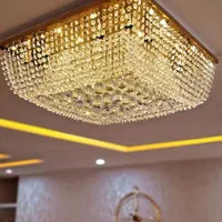 لوستر سقفی کریستالی مدل ابشاری