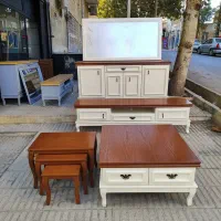 میز و آینه کنسول چوبی مدل جذاب بهار