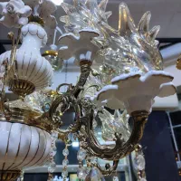 لوستر برنزی با ترکیب سرامیک