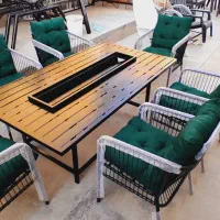 میز آتشدان و مبلمان باغی طرح براوو کلین تشک xk2i8