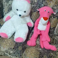 عروسک پلنگ صورتی