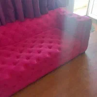 مبل،کاناپه،چسترفول لمسه،سرخابی مخمل لوکس،سفارشی|مبلمان خانگی و میز عسلی|اهواز, کیانپارس |دیوار