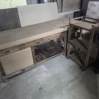 تخت ماساژ و ترولی چوب