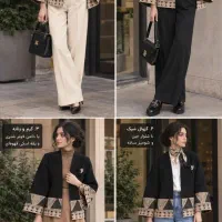 کت مشکی نسکافه ای مزونی