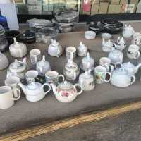 ماگ طرح دار وساده وانواع قوری