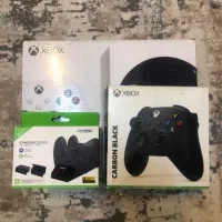 ایکس باکس سری اس +دو دسته +پایه شارژر +رم+روکشدسته