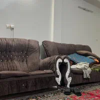 مبل هفت نفره همراه تخت|تخت و سرویس خواب|مشهد, تربیت (صدف)|دیوار