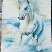 نقاشی با آبرنگ و گواش
