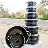 مشکی 14پارچه قابلمه ها