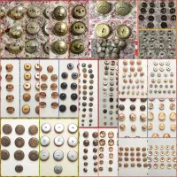 (مجموعه ای از دگمه های قدیمی)