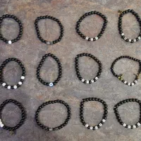 دستبند مردانه سنگی نو انواع مدل